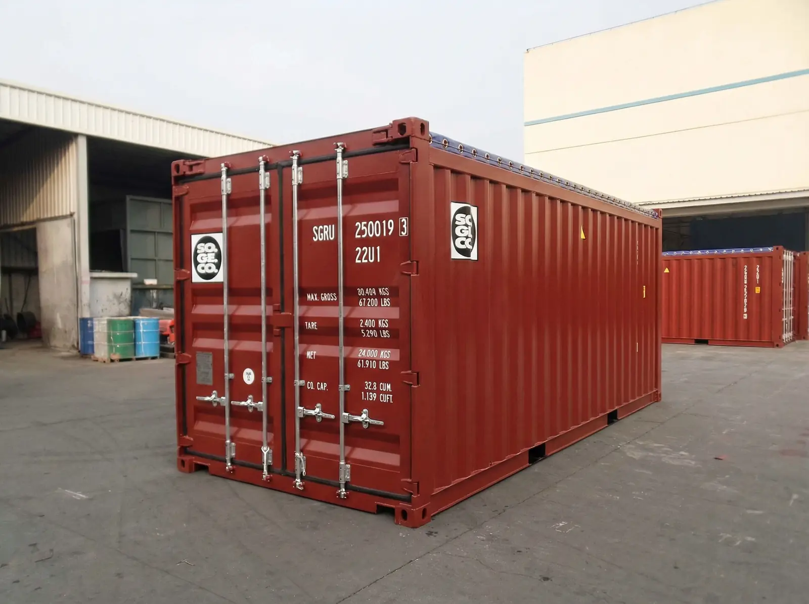 Container Open Top 20 piedi